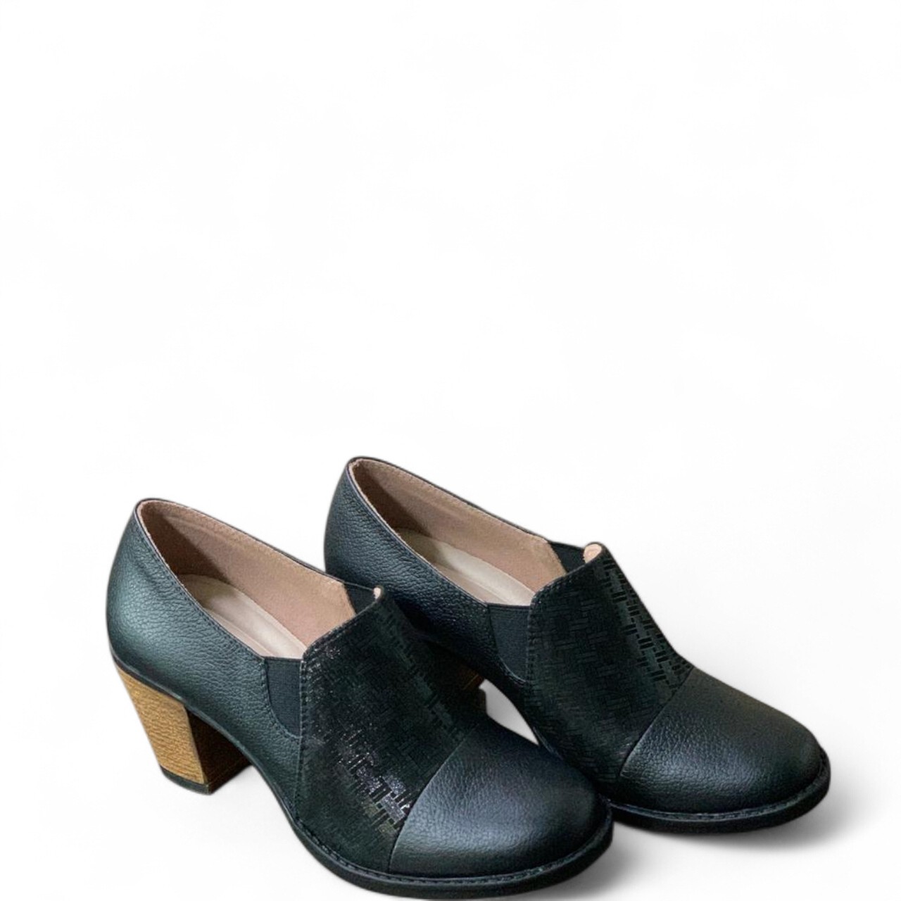 Botin 🖤 Classic Block Heel: Comodidad Sofisticada