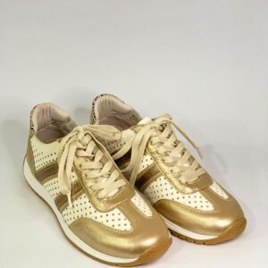 Tenis Sport Gold & White